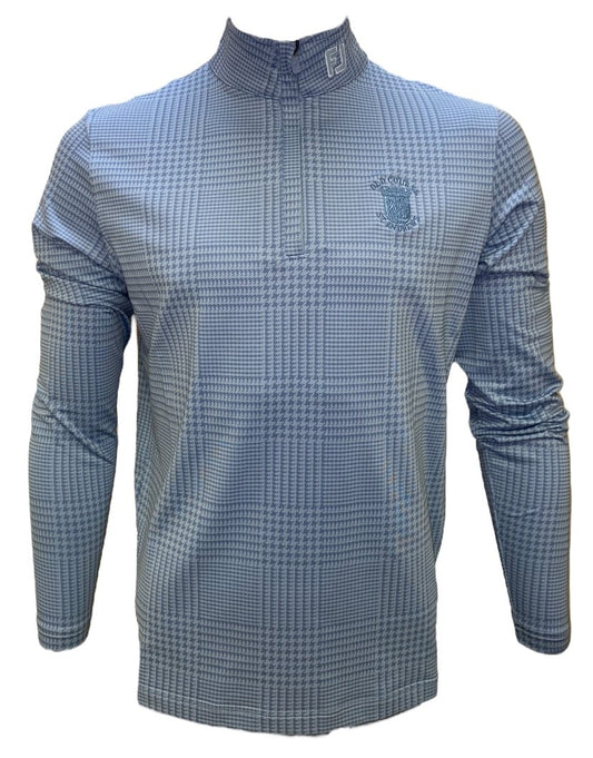 Footjoy Old Course St.Andrews Crested Glen Plaid Printed Jersey Mid-Layer