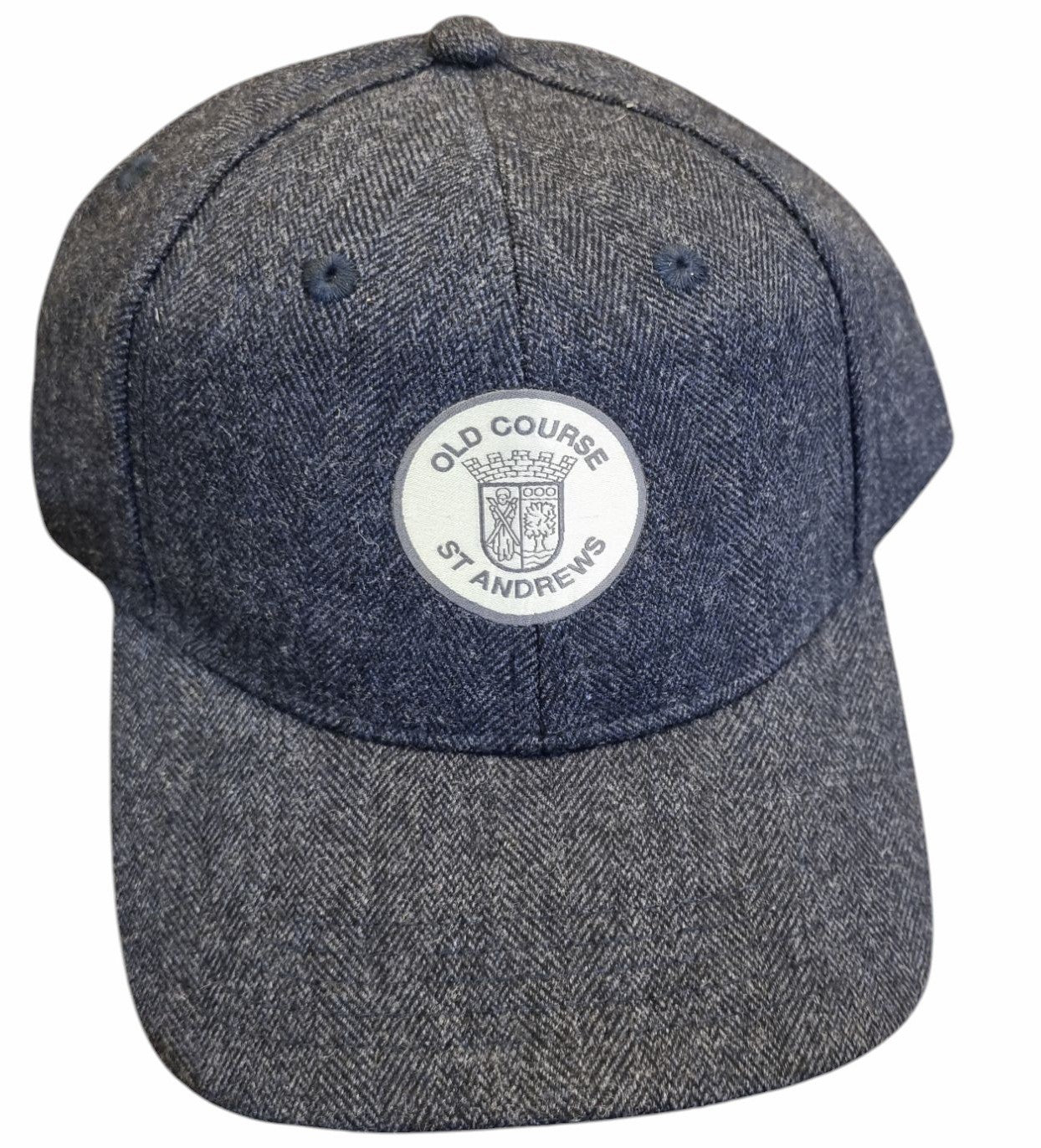 Level 4 Golf Herringbone Golf Caps With Old Course St.Andrews Crest On Front