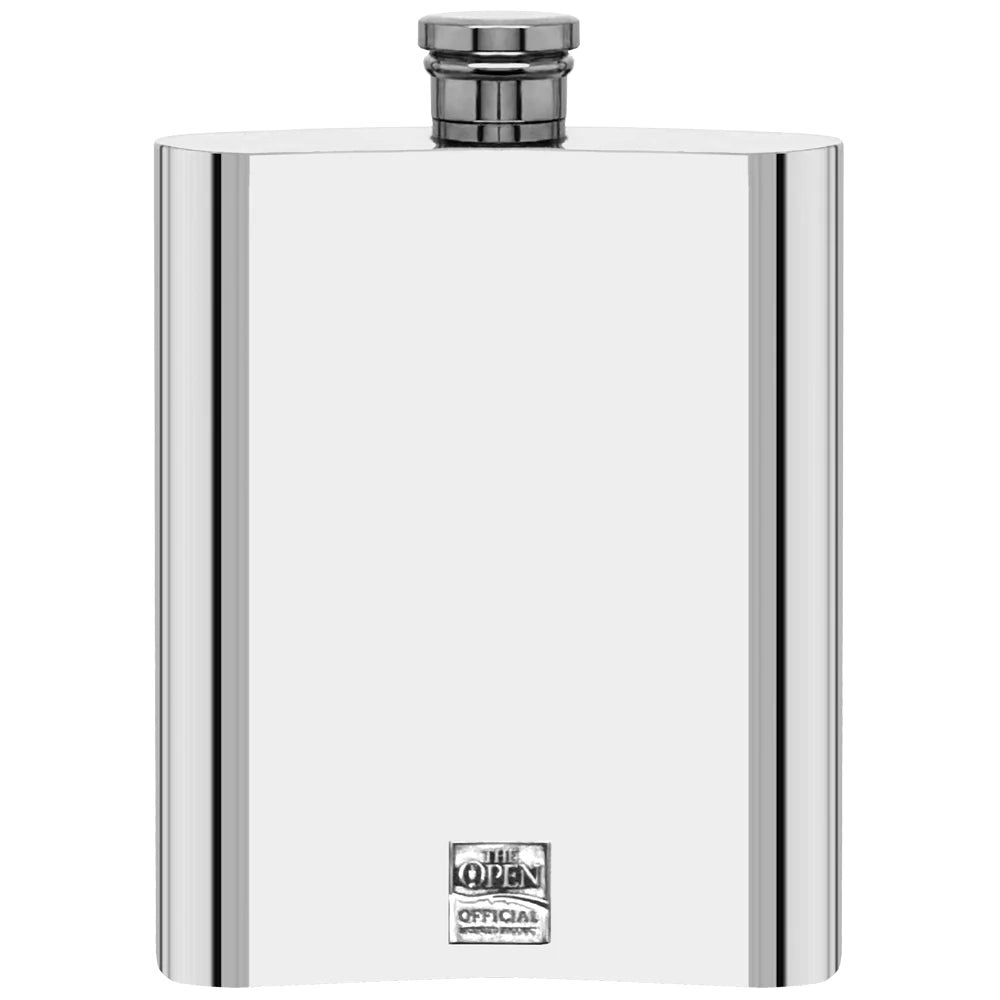 Officially Licensed The British Open Golf 6oz Pewter Hip Flask