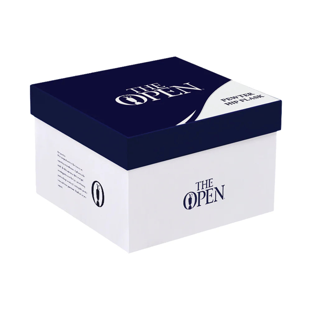 Officially Licensed The British Open Golf 6oz Pewter Hip Flask