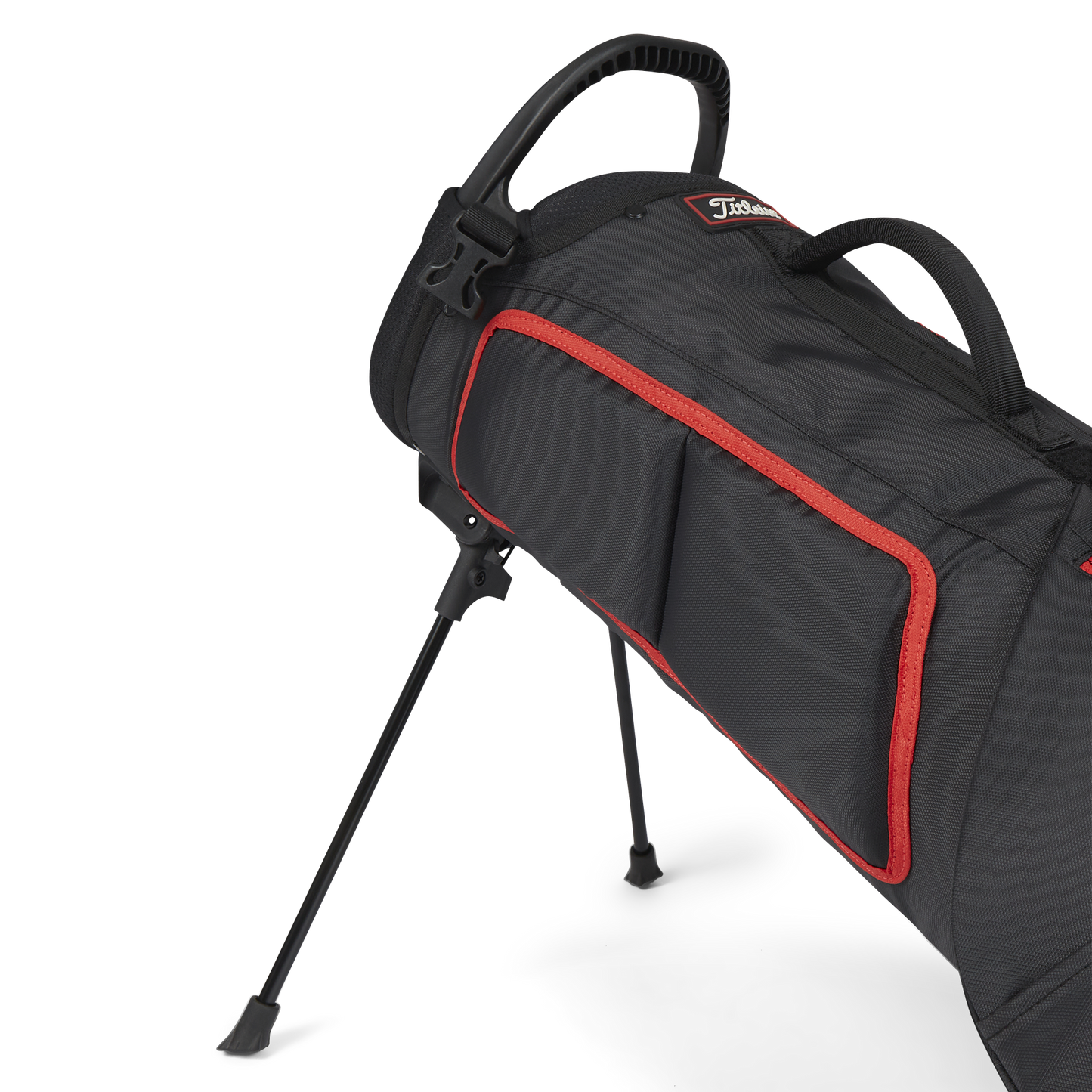 Titleist Premium Carry  Short Stand Bag Black/Black/Red