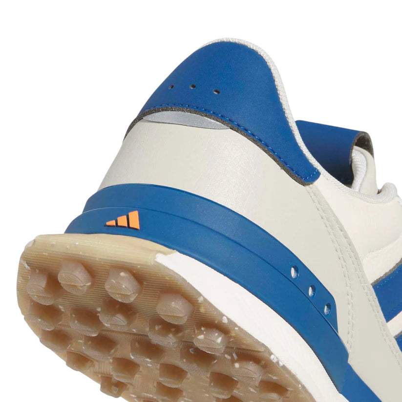 New - ADIDAS S2G 26 LEATHER SPIKELESS GOLF SHOES Chalk White/Dusky Petrol/Alumina