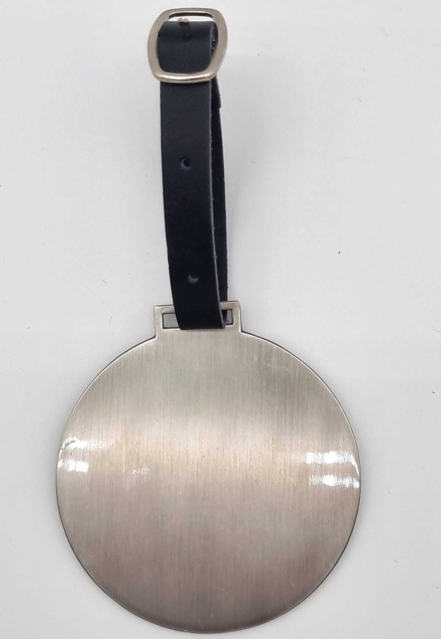 Metal Golf Bag Tag With Old Course St.Andrews 2027 Championship Hole Yardages.