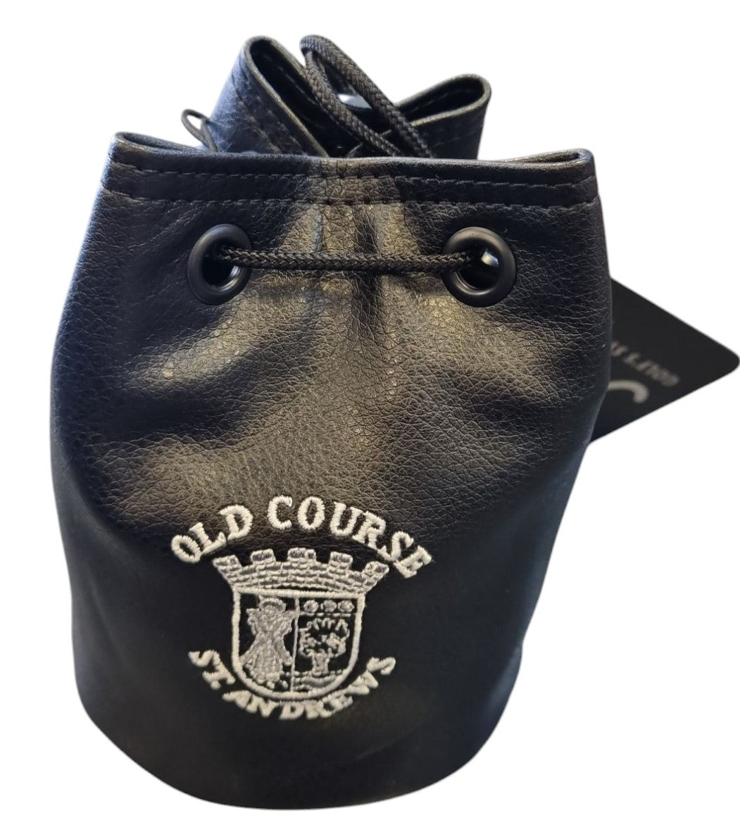 Titleist Old Course St.Andrews Crested Valuables Pouch In Black