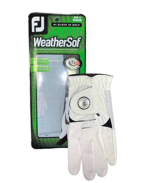 New - Footjoy Men`s WeatherSof Golf Glove With Old Course St.Andrews Marker