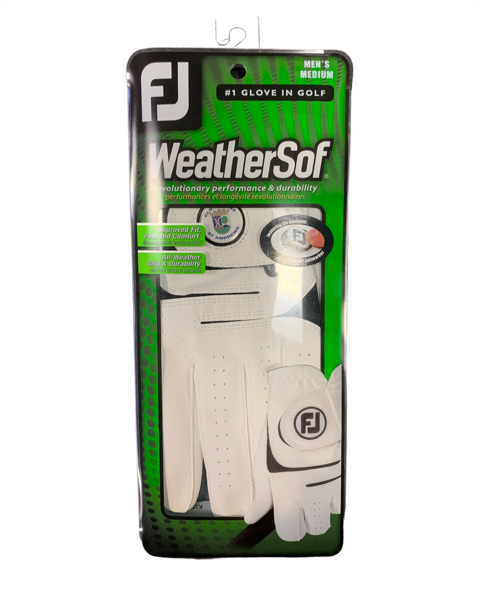 New - Footjoy Men`s WeatherSof Golf Glove With Old Course St.Andrews Marker