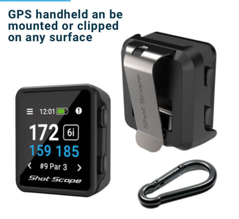 New Shot Scope H4 Handheld GPS Handheld with Performance Tracking