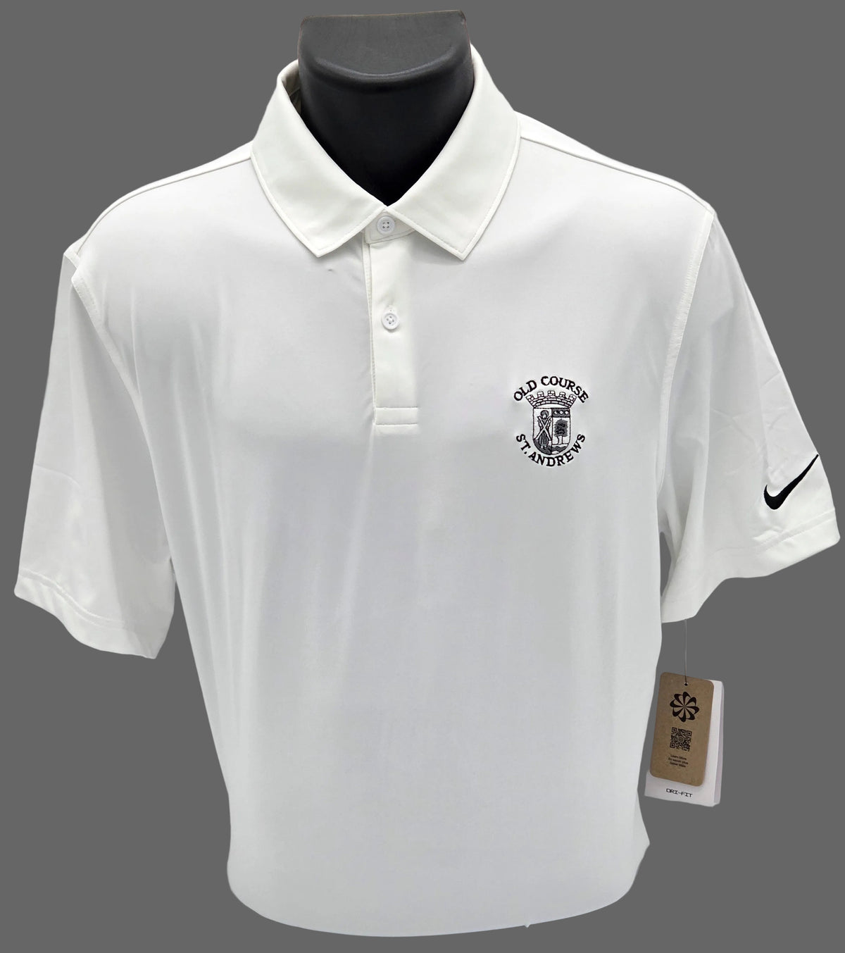 Nike Dri-Fit Velocity Old Course St.Andrews Crested Polo Shirts.