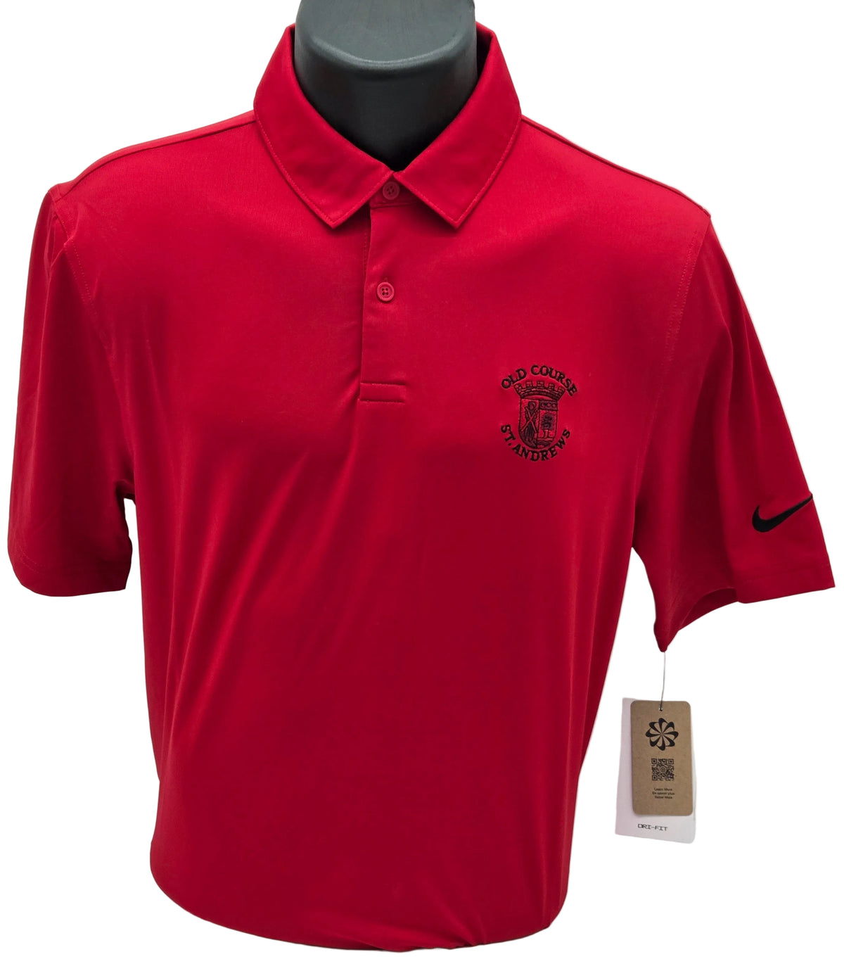Nike Dri-Fit Velocity Old Course St.Andrews Crested Polo Shirts.