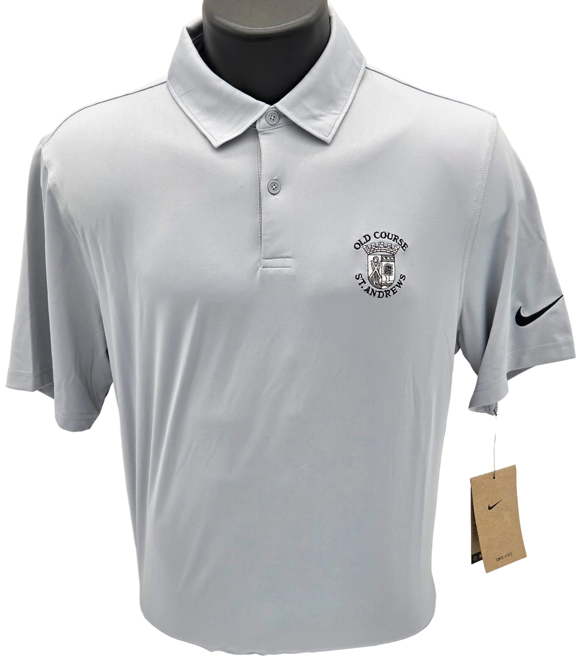 Nike Dri-Fit Velocity Old Course St.Andrews Crested Polo Shirts.