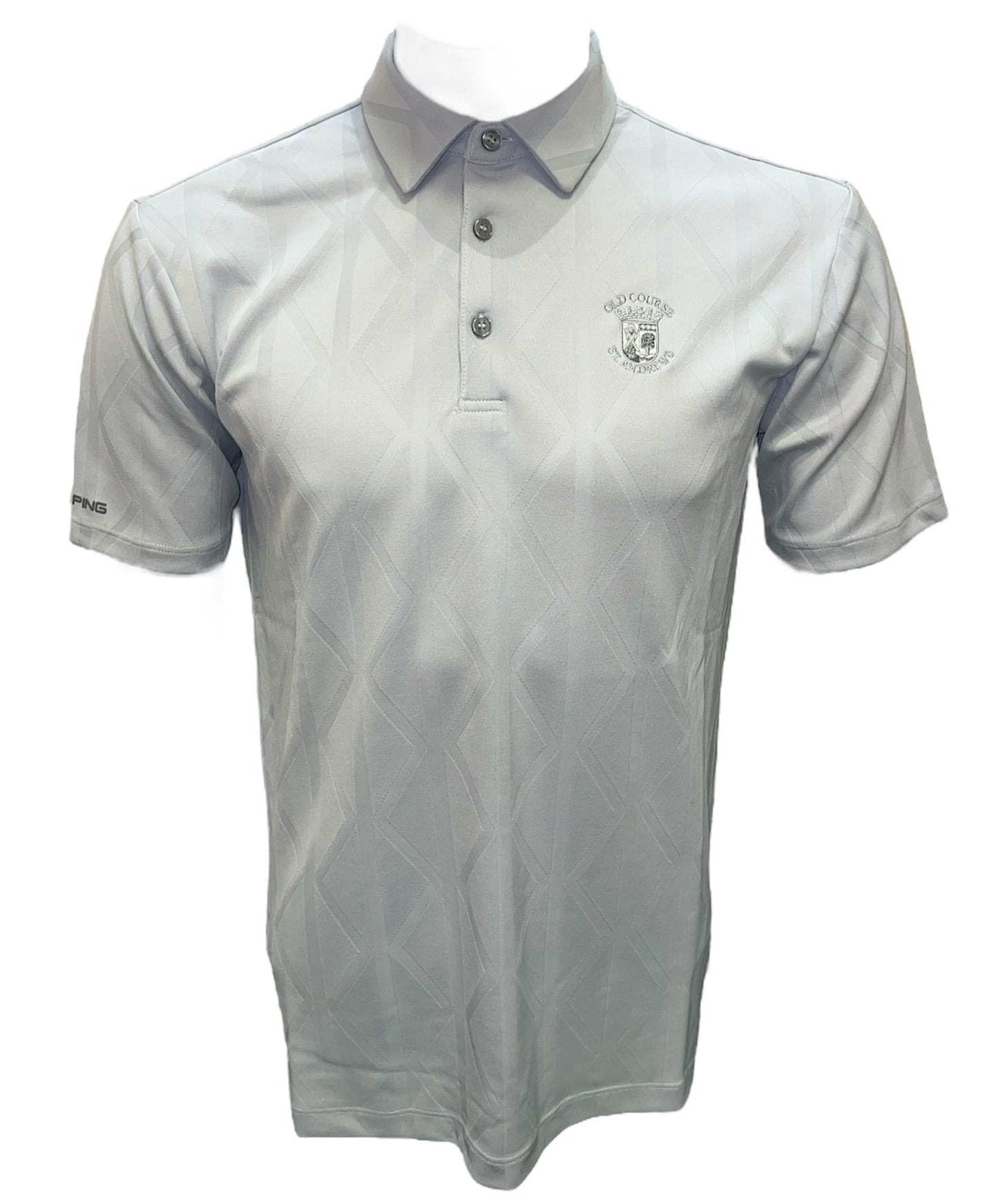 Ping Lenny Men's Polo Shirt With Old Course St.Andrews Cresting.