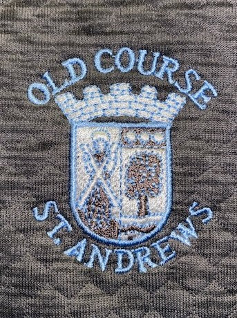 New - Island Green Old Course St.Andrews Crested Men`s Top Layer With Hood