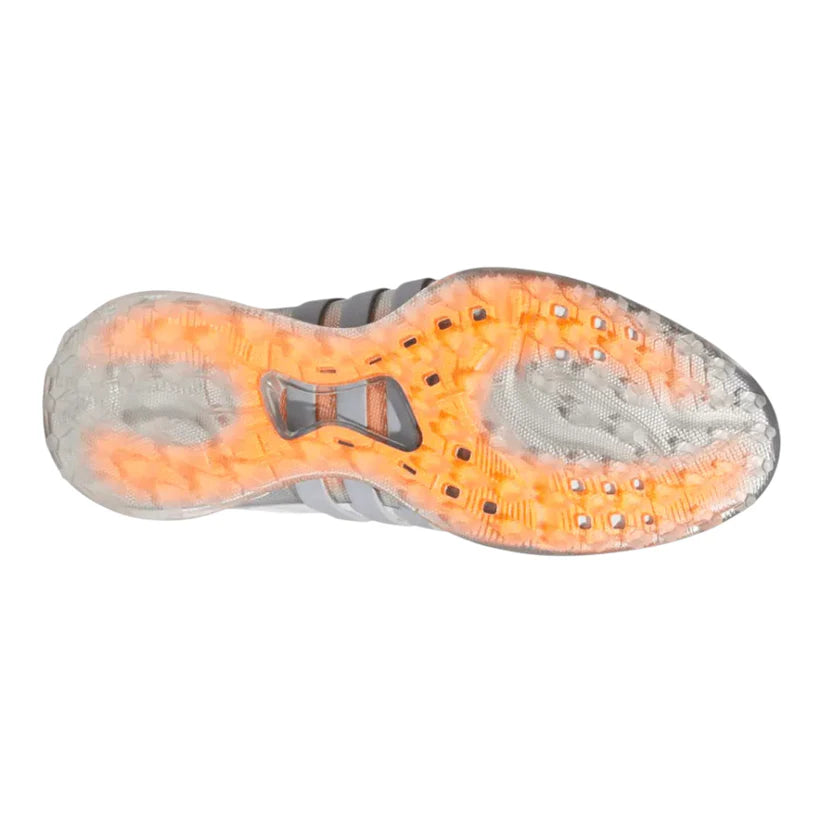 New - ADIDAS TOUR3600 25 SPIKELESS GOLF SHOE Dash Grey/Halo Silver/Lucid Orange