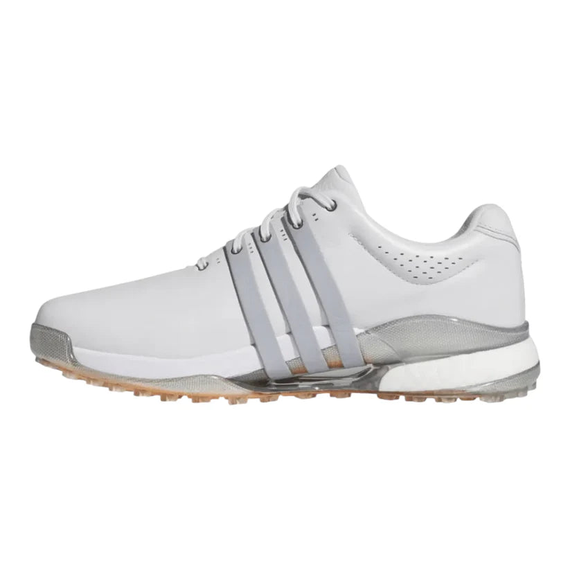 New - ADIDAS TOUR3600 25 SPIKELESS GOLF SHOE Dash Grey/Halo Silver/Lucid Orange