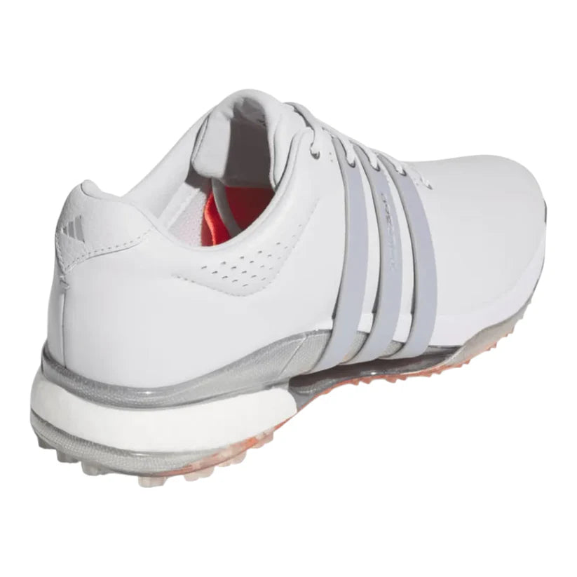 New - ADIDAS TOUR3600 25 SPIKELESS GOLF SHOE Dash Grey/Halo Silver/Lucid Orange