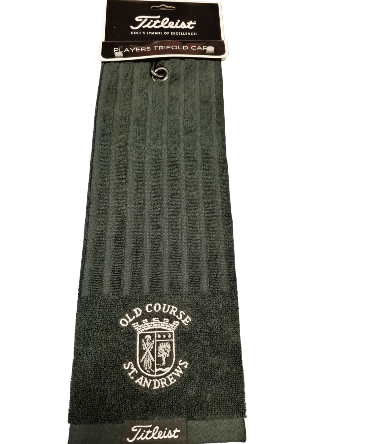 New - Titleist Trifold Golf Towels With Old Course St.Andrews Cresting.