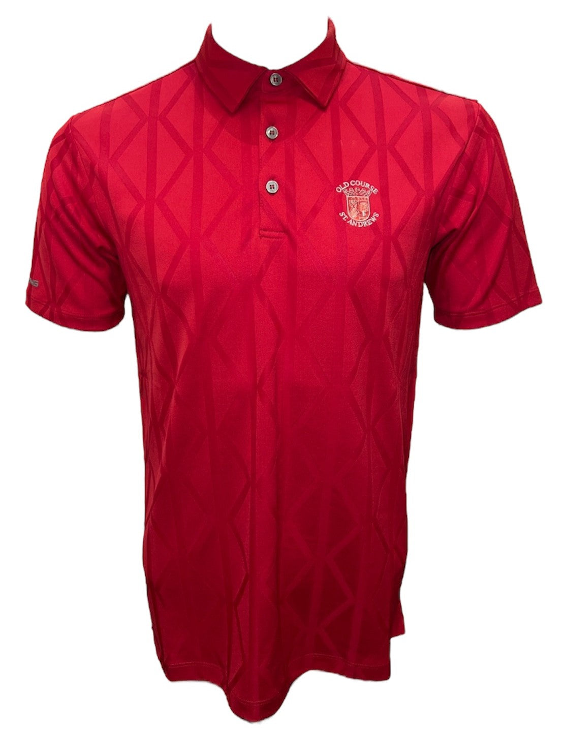 Ping Lenny Men's Polo Shirt With Old Course St.Andrews Cresting.