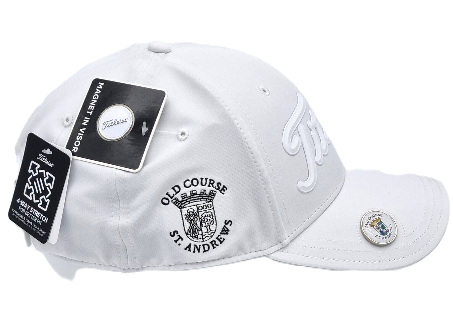 Titleist Old Course St.Andrews 2026 Mens Crested Players Performance Ball Marker Caps