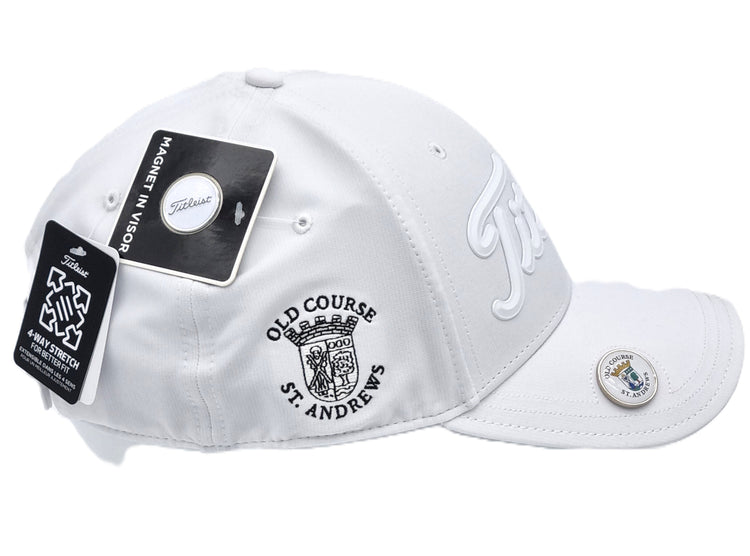 Titleist Old Course St.Andrews 2026 Mens Crested Players Performance Ball Marker Caps