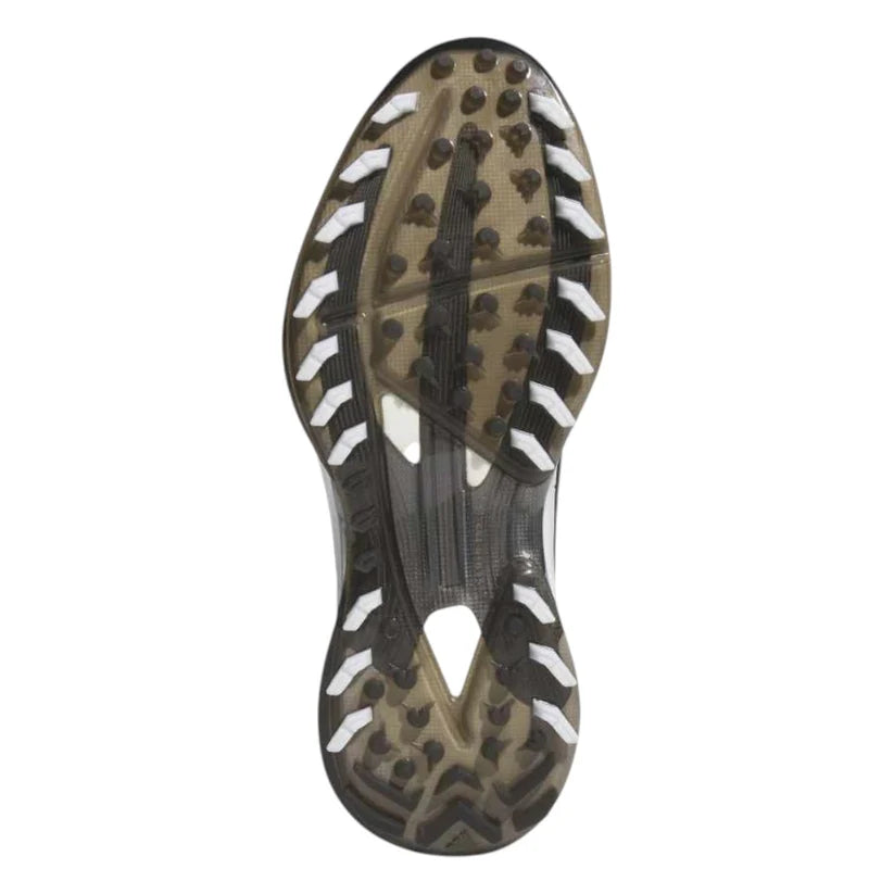 New - ADIDAS ADIZERO ZG GOLF SHOES Core Black/Silver Metallic/Lucid Lemon