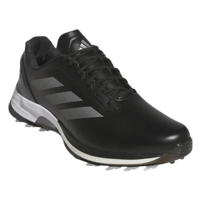 New - ADIDAS ADIZERO ZG GOLF SHOES Core Black/Silver Metallic/Lucid Lemon