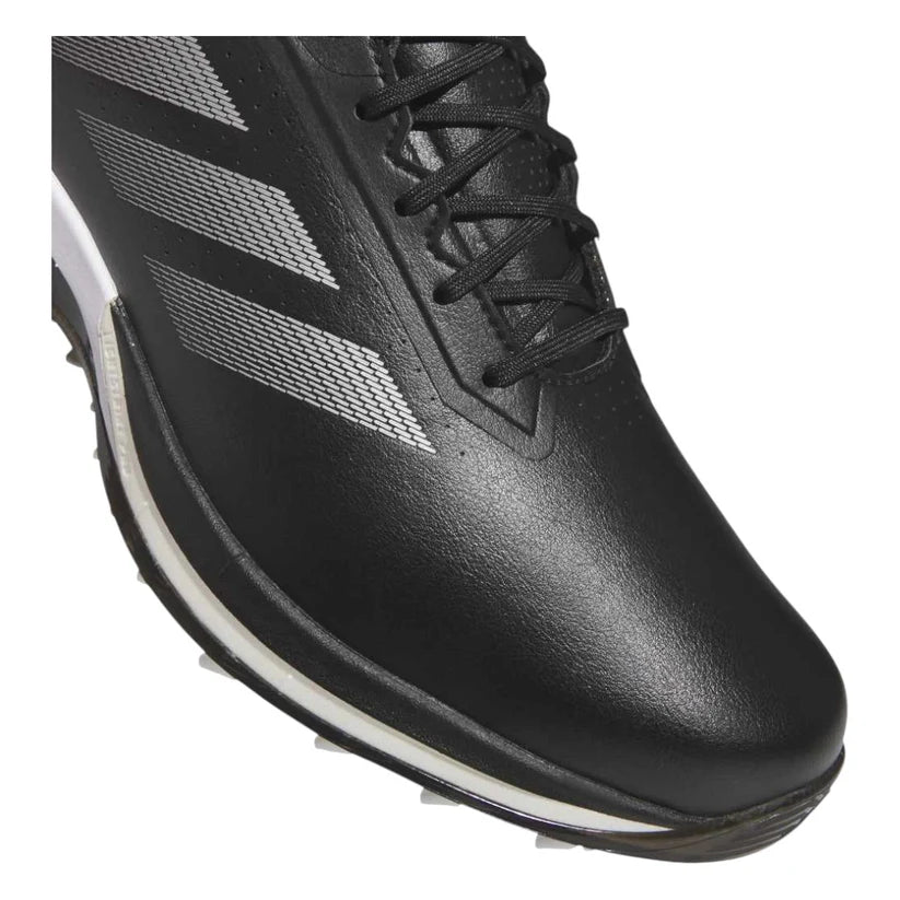 New - ADIDAS ADIZERO ZG GOLF SHOES Core Black/Silver Metallic/Lucid Lemon