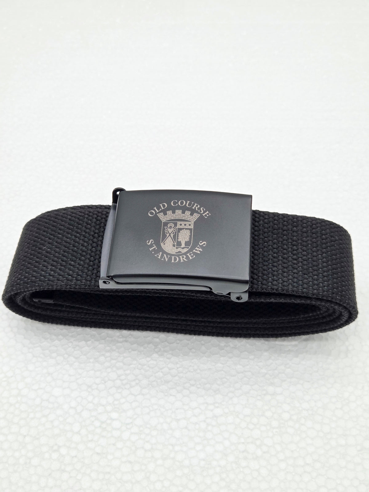 Mile High Life Cut To Fit Canvas Web Belts With Old Course St.Andrews Cresting Size Up to 52"