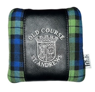 New - PRG Old Course St.Andrews Square Crested Mallet Putter Covers