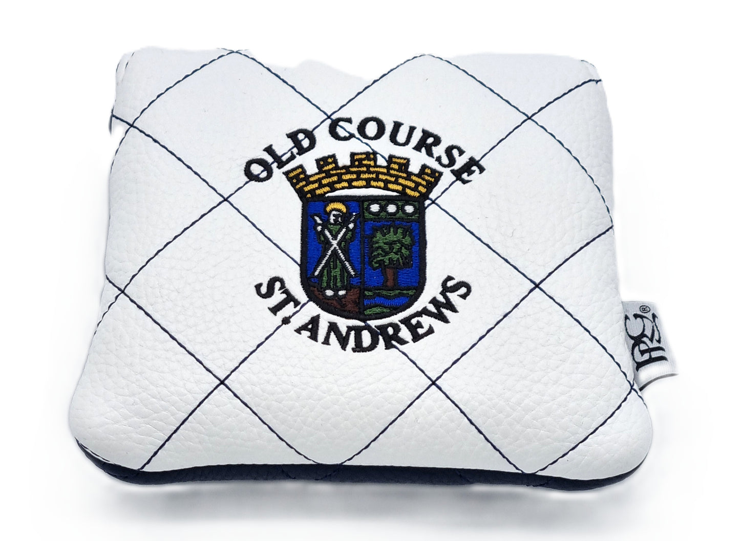 New - PRG Old Course St.Andrews Square Crested centre shaft Mallet Putter Covers