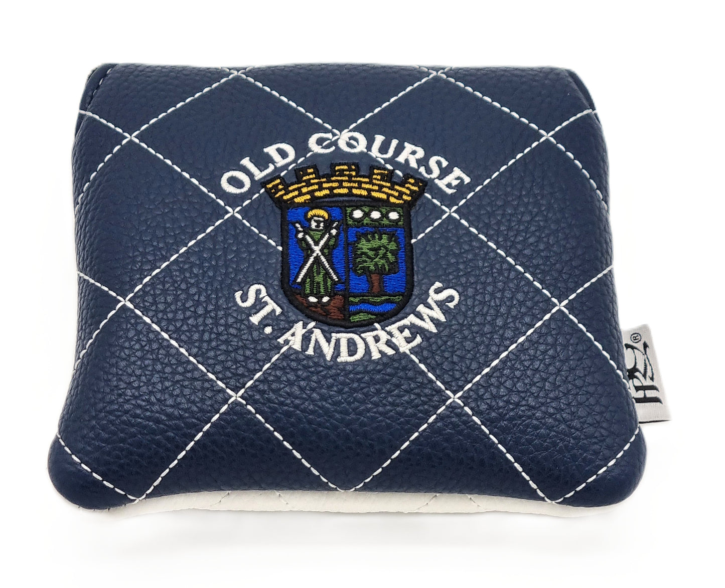 New - PRG Old Course St.Andrews Square Crested centre shaft Mallet Putter Covers