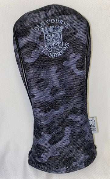 New - PRG Old course St.Andrews crested Camouflage  Wood Covers. (Click for options)