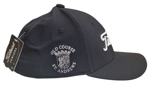 Titleist Junior Old Course Crested Golf Cap Black