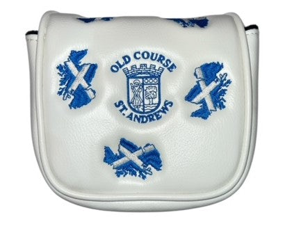 New - PRG Old Course St.Andrews Square Crested Mallet Putter Covers