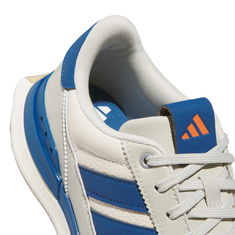 New - ADIDAS S2G 26 LEATHER SPIKELESS GOLF SHOES Chalk White/Dusky Petrol/Alumina