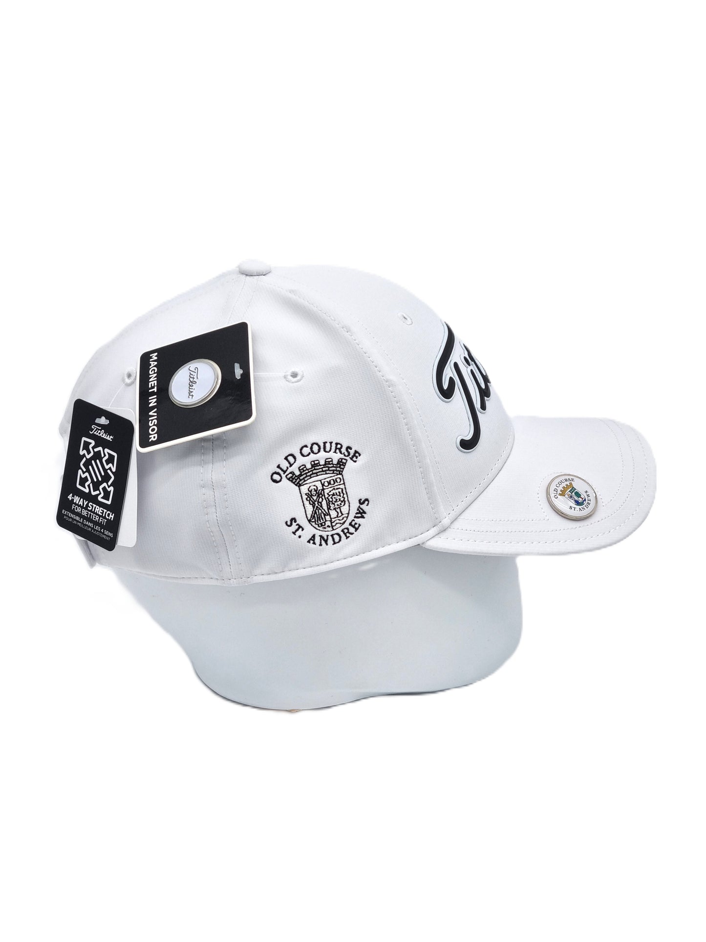 Titleist Old Course St.Andrews 2026 Mens Crested Players Performance Ball Marker Caps