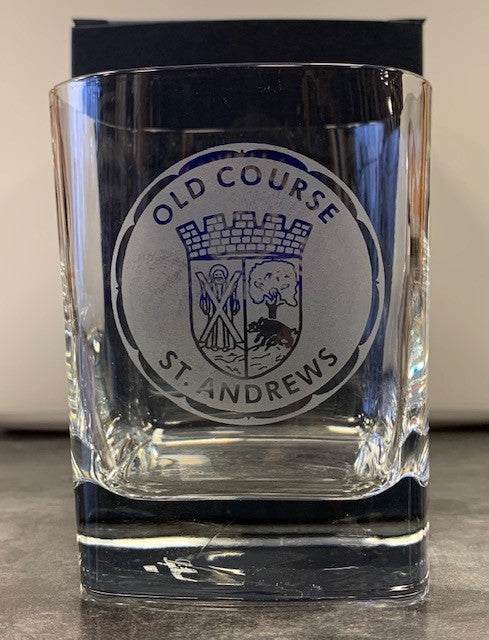 New - Old Course St.Andrews Engraved Whisky Glass