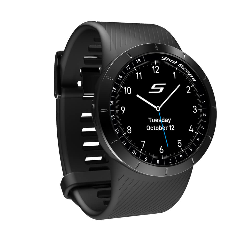 New Shot Scope X5 Stealth Premium GPS watch with automatic performance tracking